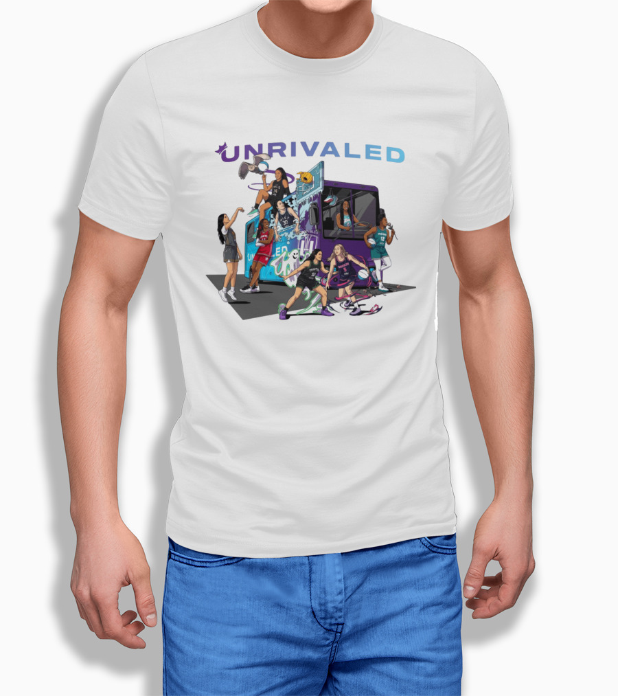 Unrivaled Season 3 Women's Bus Tour Players Uniform Basketball Team T-Shirt