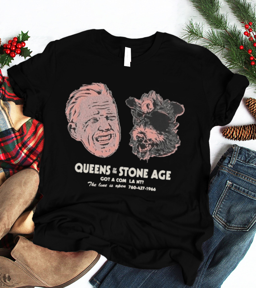 Queens Of The Stone Age Got A Compl La Nv The Line Is Open 760 437 1966 T-Shirt