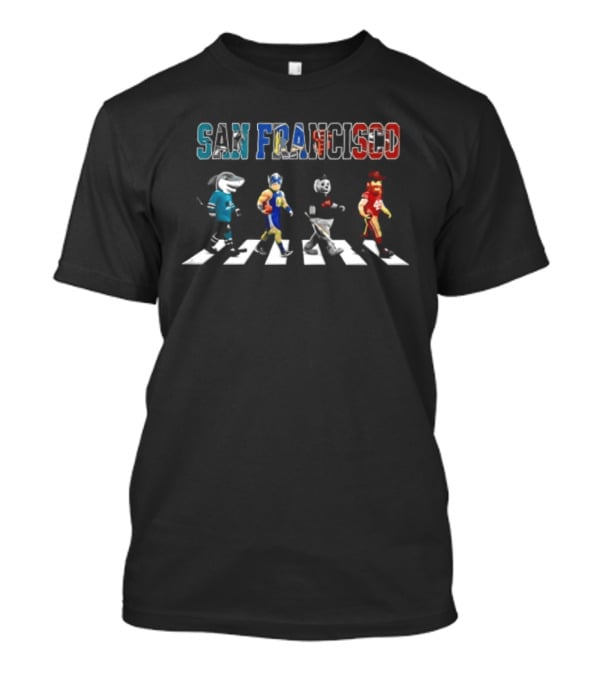 San Francisco Football Baseball Hockey Abbey Road Sports T-Shirt