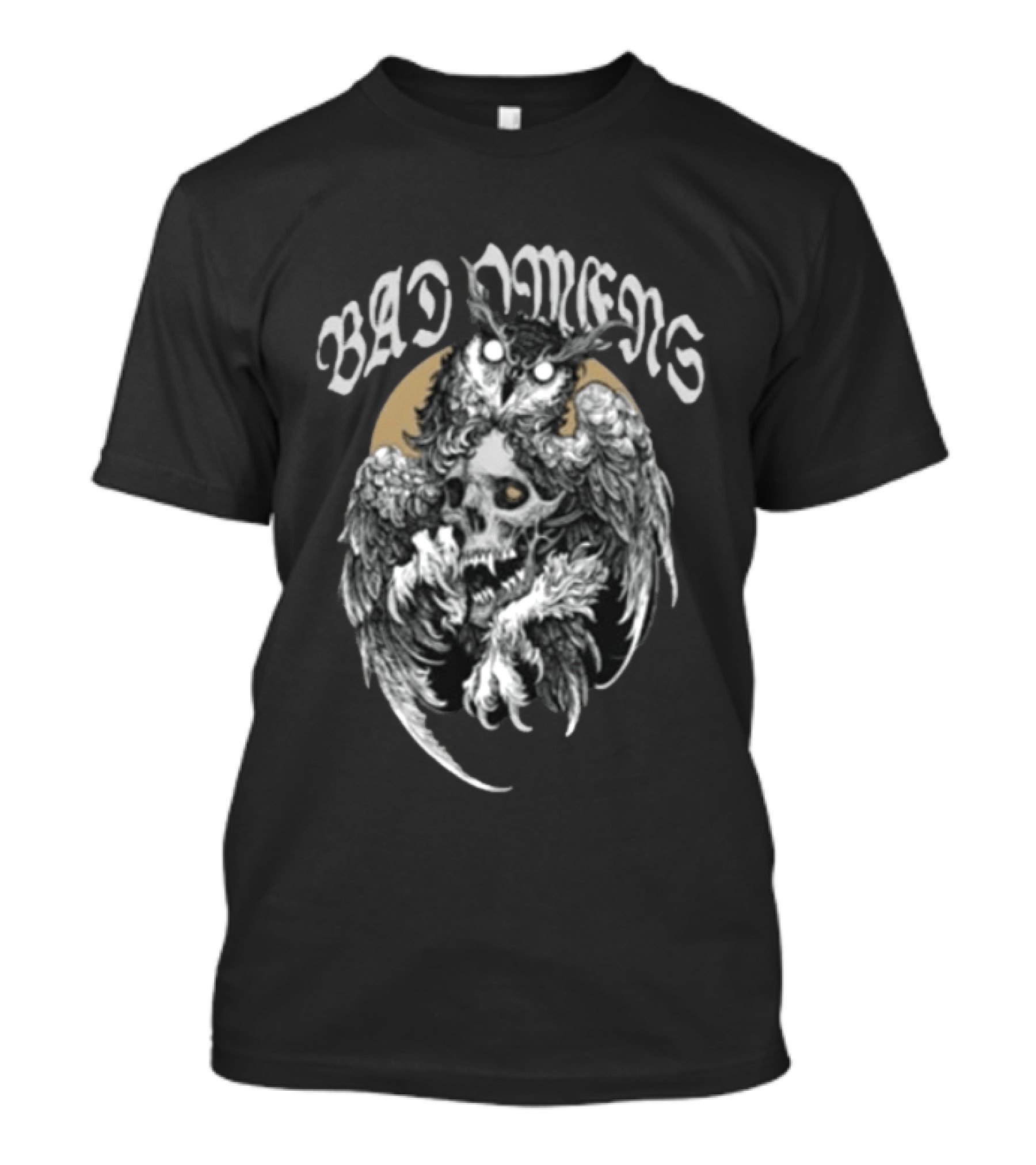 Bad Omens Dying To Love Gothic Owl Skull T-Shirt