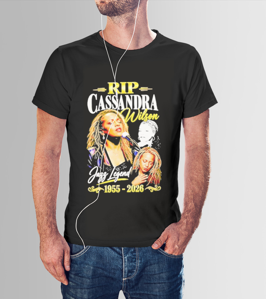 RIP Cassandra Wilson Jazz Legend 1955 2026 T-Shirt
