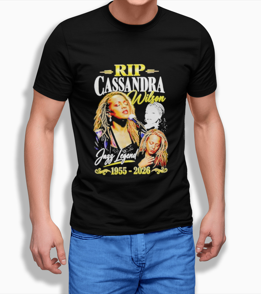 RIP Cassandra Wilson Jazz Legend 1955 2026 T-Shirt