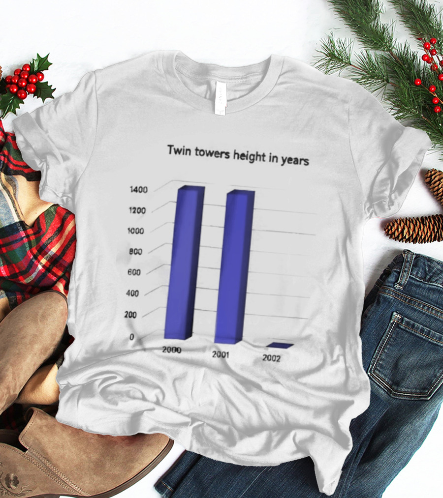 9 11 Twin Towers 110 Stories Tall In Years Of Remembrance T-Shirt