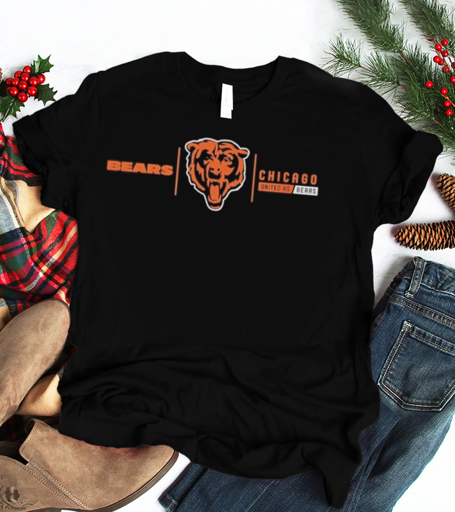 Bears Chicago United As Football T-Shirt