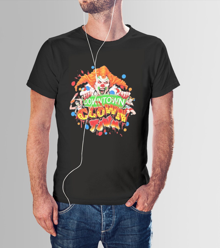 Downtown Clown Town Joker Harley T-Shirt