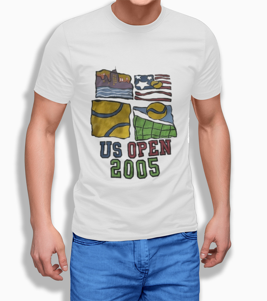 US Open 2005 Tennis Tournament Grand Slam T-Shirt
