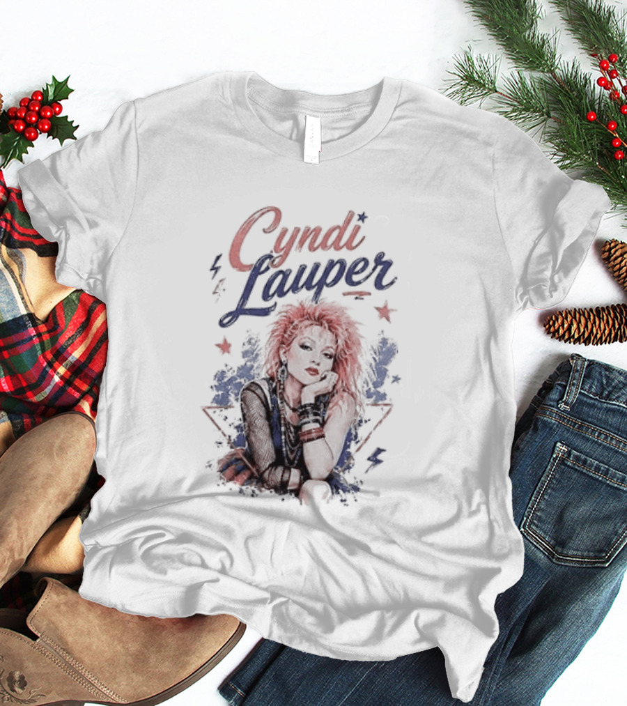 Cyndi Lauper Loud Colors Wild Heart Retro 80s T-Shirt