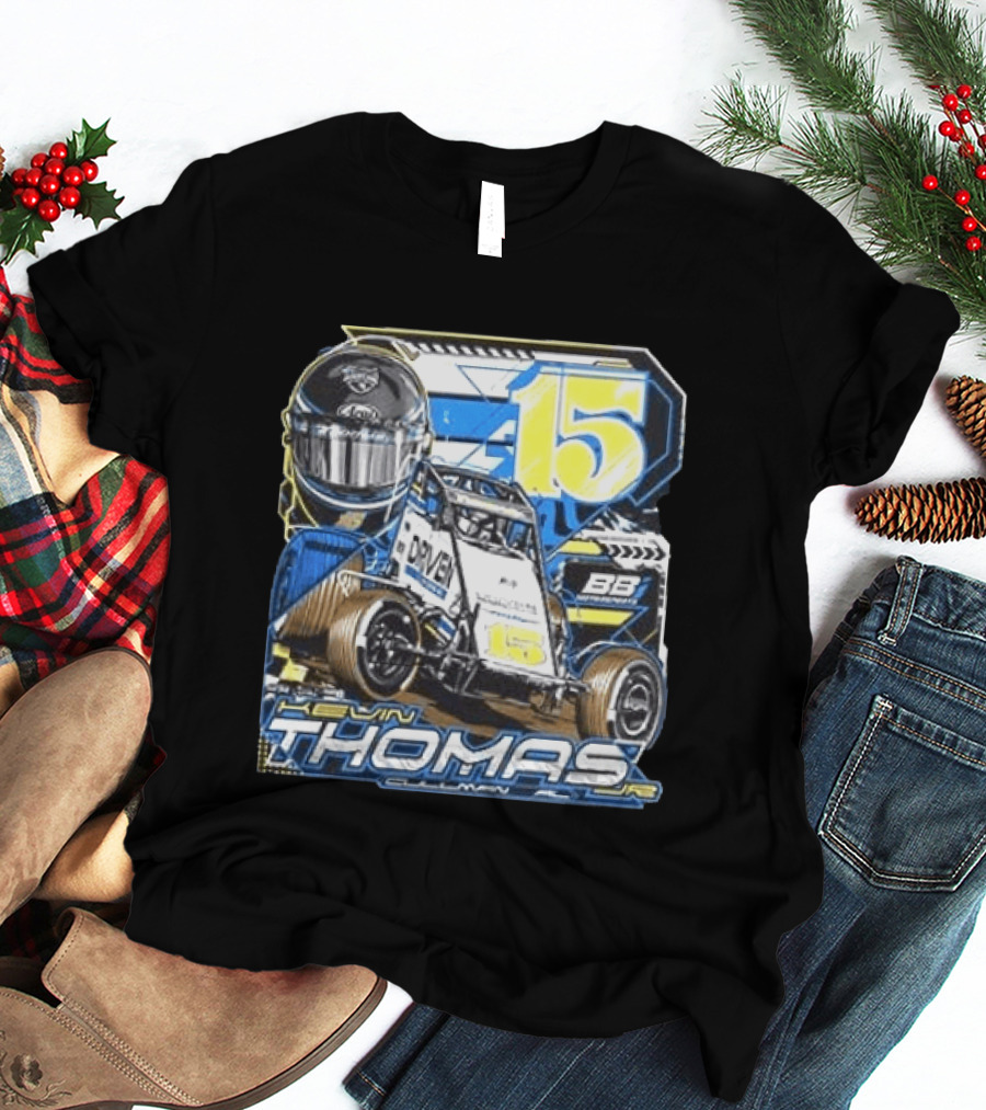 Kevin Thomas Cullman 15 Car Racing BB Performance T-Shirt