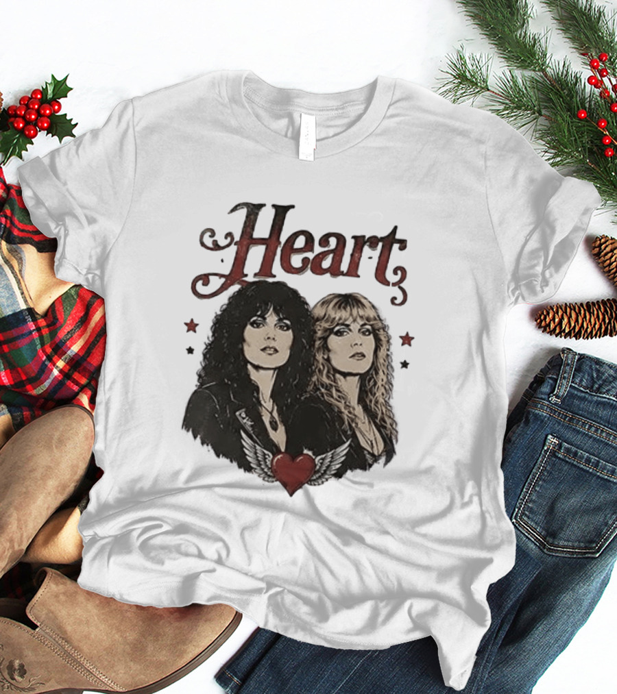 Heart Band Sing Loud Love Wild With Iconic Duo T-Shirt