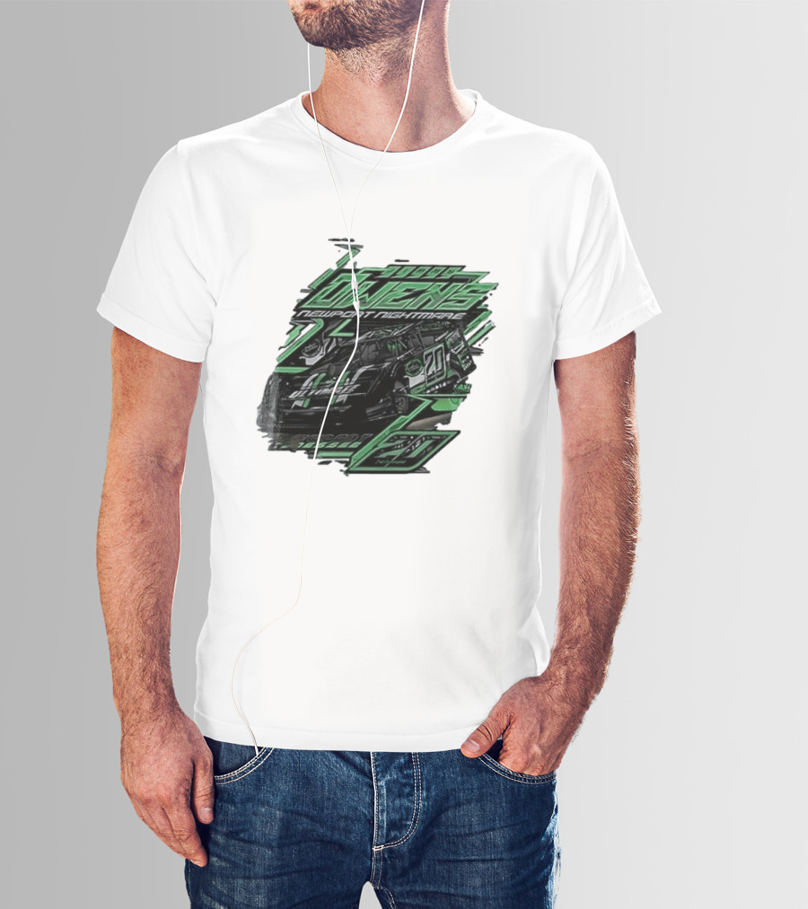 Jimmy Owens Newport Nightmare 20 Car Racing Ultimate 64 Dirt Track 2023 T-Shirt