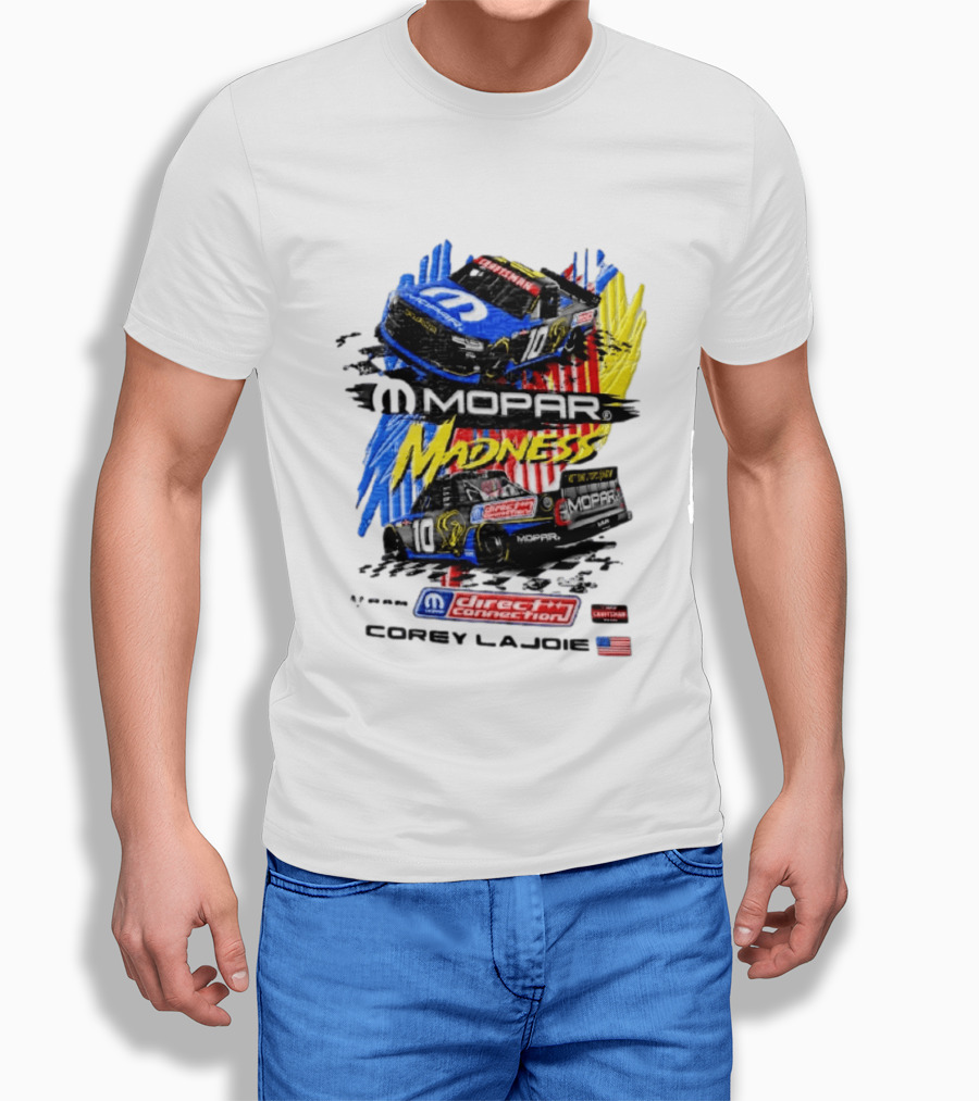 Kaulig Racing Corey LaJoie Mopar Madness 10 Direct Connection NASCAR 2023 T-Shirt