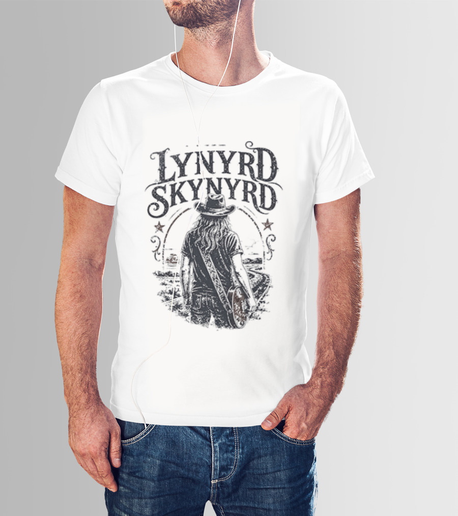 Lynyrd Skynyrd Southern Roads Free Soul Vintage Style Cowboy T-Shirt