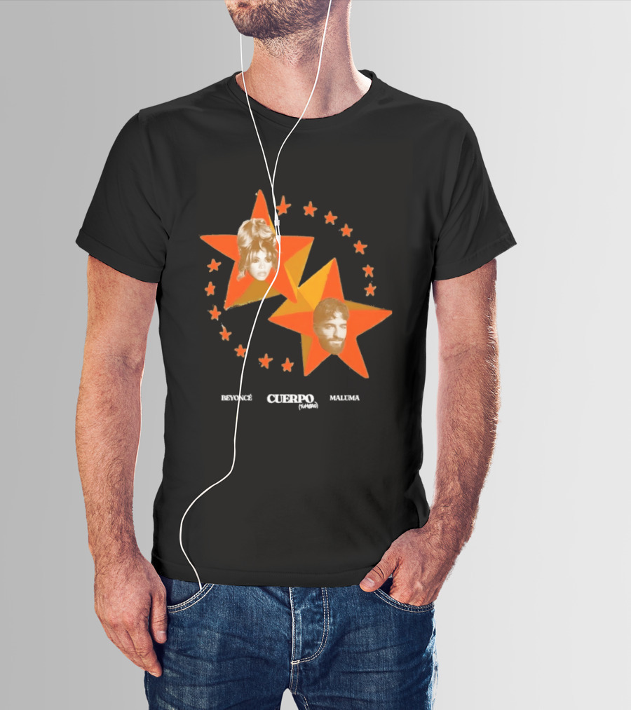 Beyoncé Maluma Cuerpo Tumbao Latin Pop Starry T-Shirt