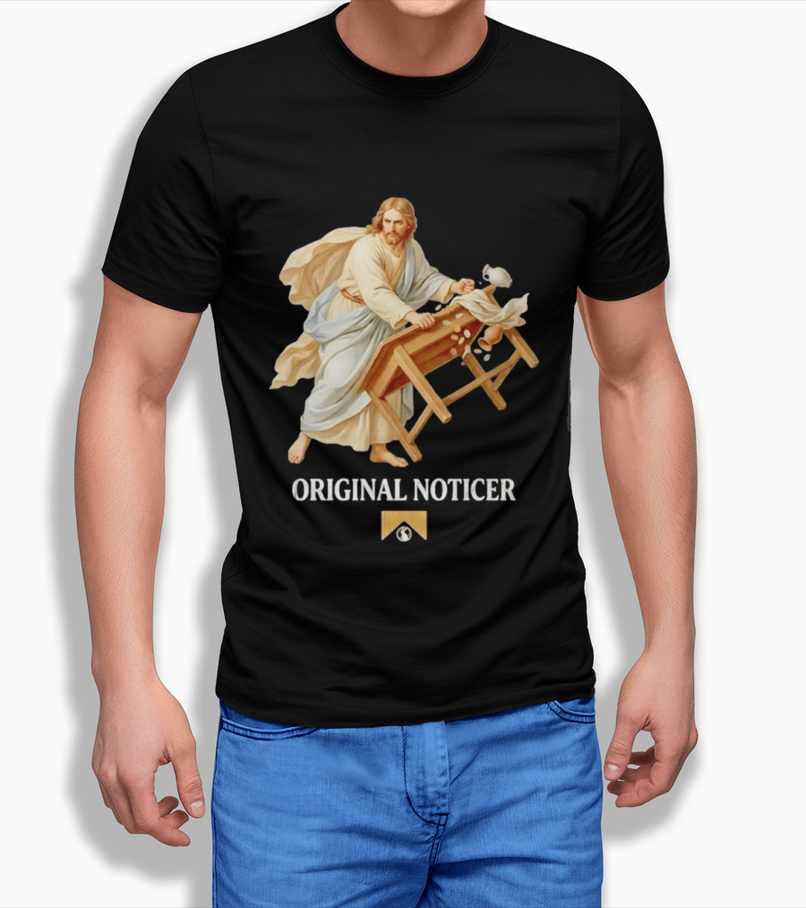 Jesus Christ Original Noticer Temple Cleansing Visual T-Shirt
