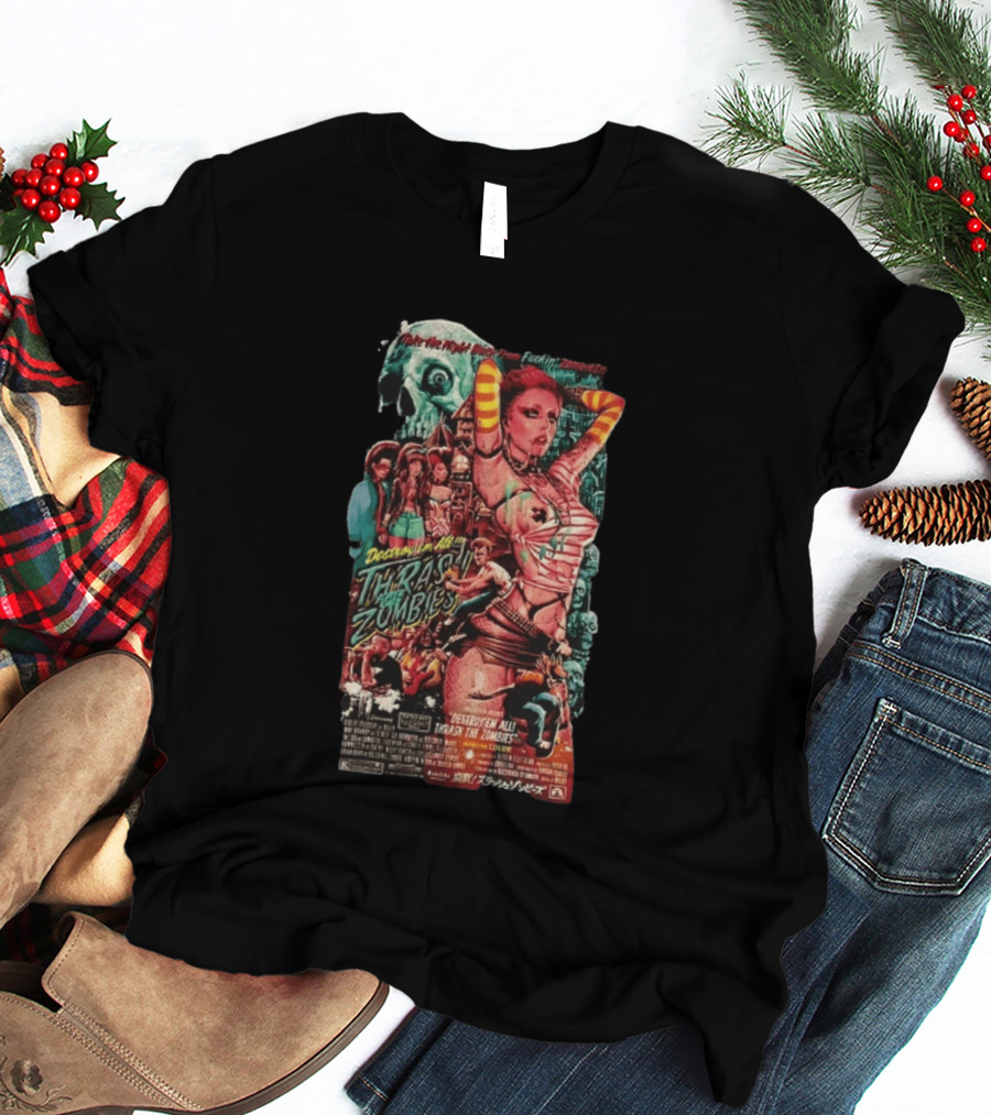 Destroy’em All! Thrash The Zombies T-Shirt