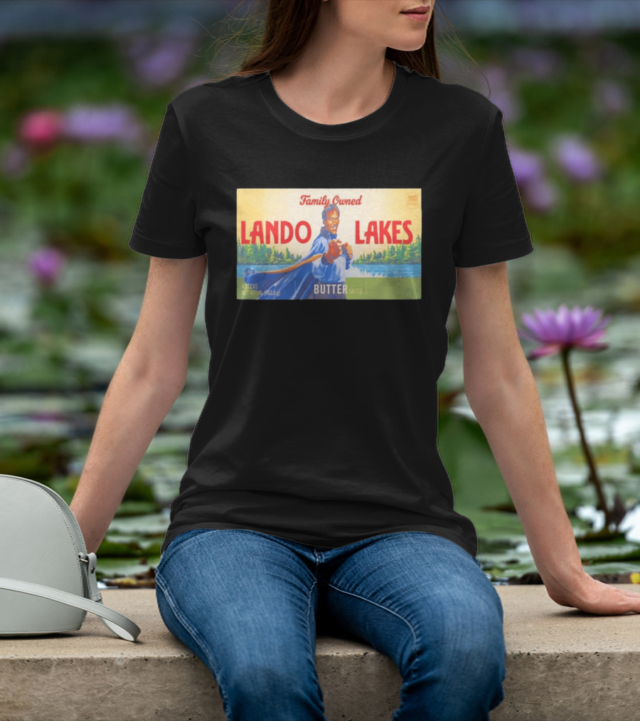 Family Owned Lando Lakes Butter Star Wars Mashup T-Shirt