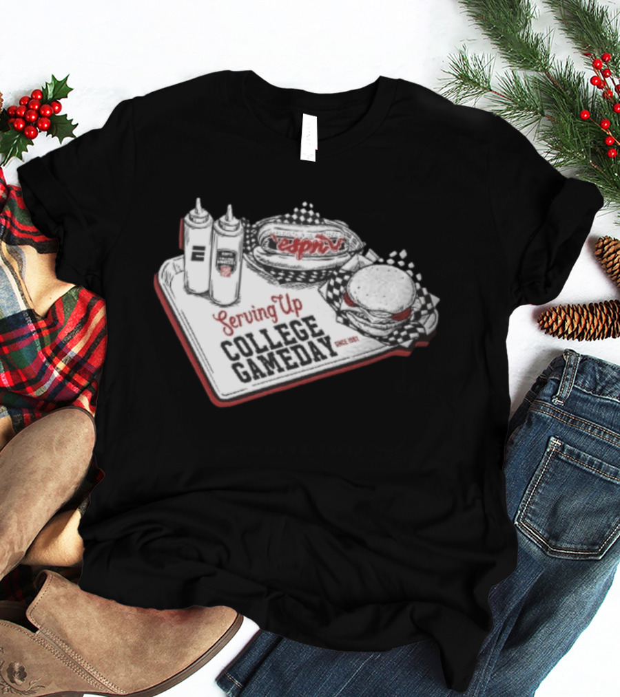 Serving Up College GameDay ESPN Since 1993 T-Shirt