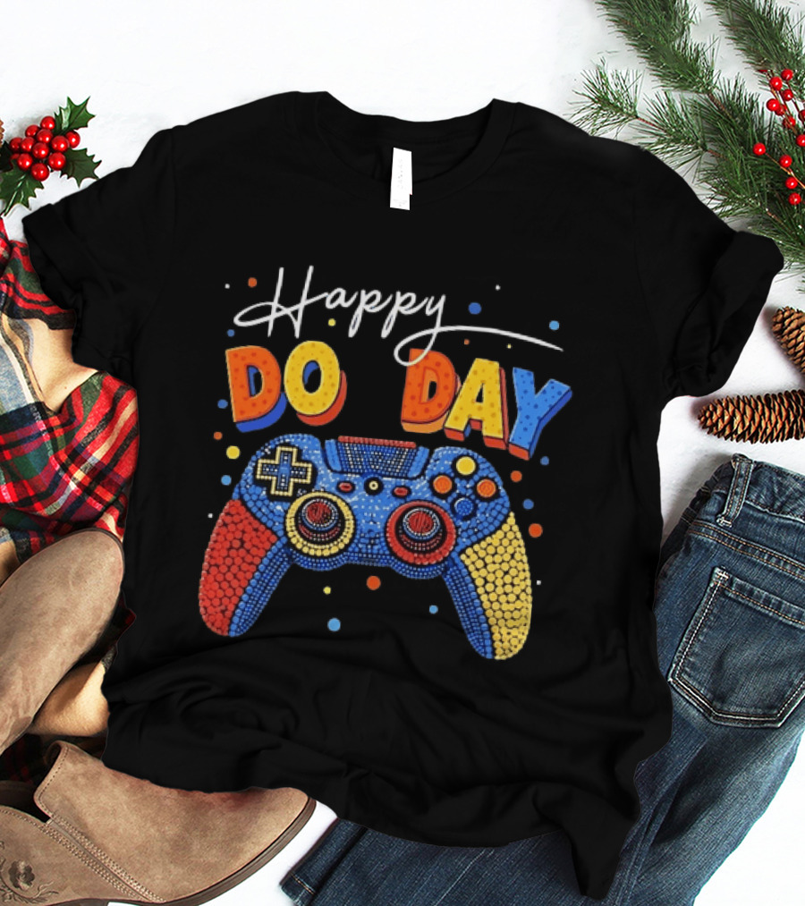 Happy Dot Day Gaming Controller Video Game Celebration T-Shirt