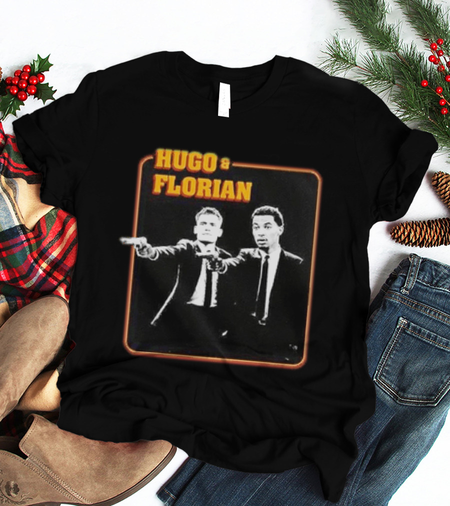 Hugo Ekitike Florian Wirtz Pulp Fiction Style Liverpool Fan T-Shirt