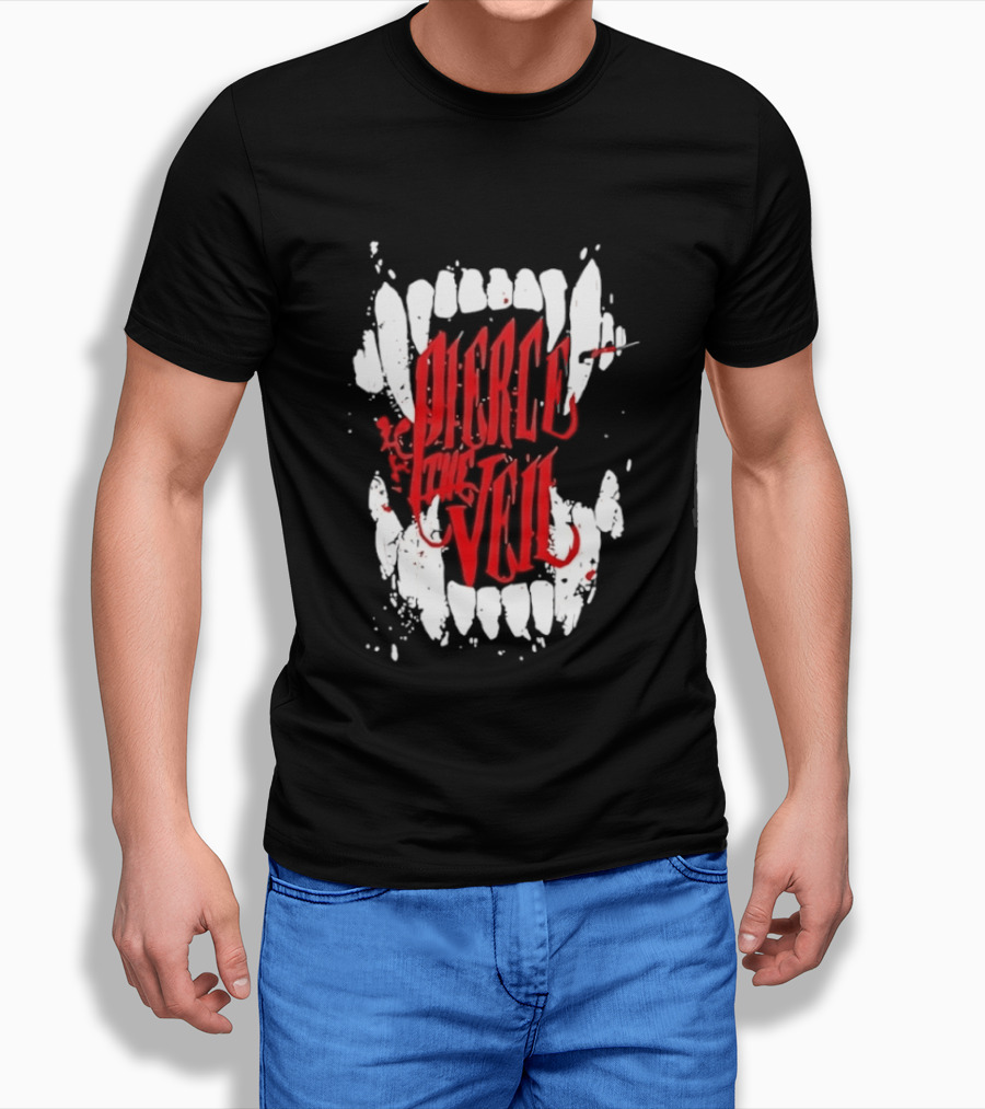 Pierce The Veil Blood Fangs Post Hardcore Band Merch T-Shirt