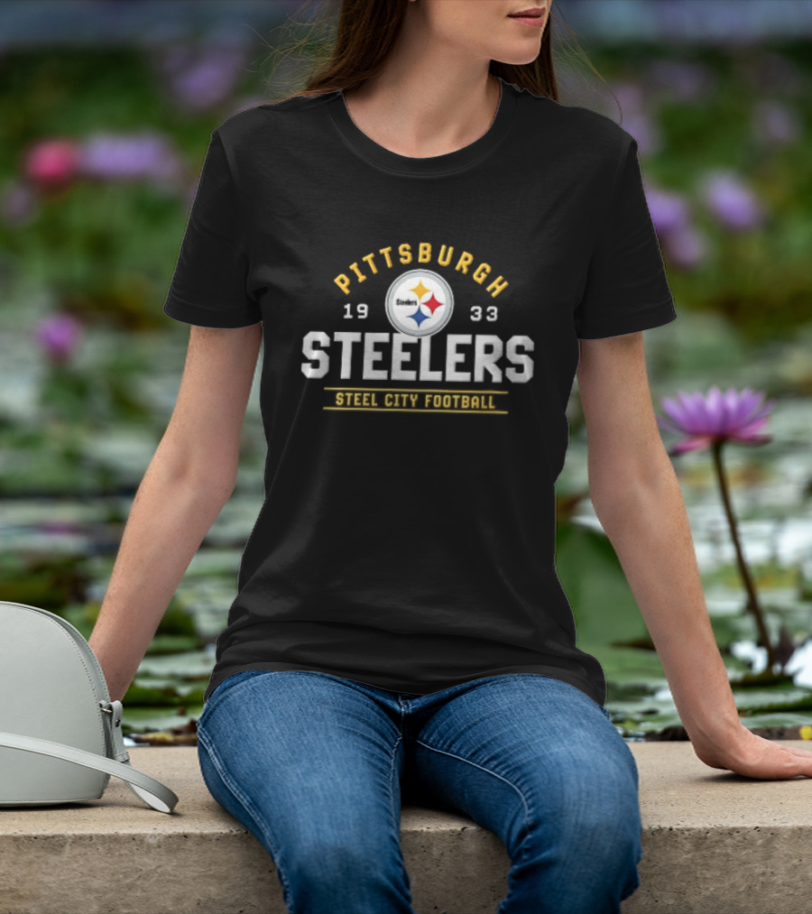 Pittsburgh Steelers 1933 Steel City Football Team T-Shirt