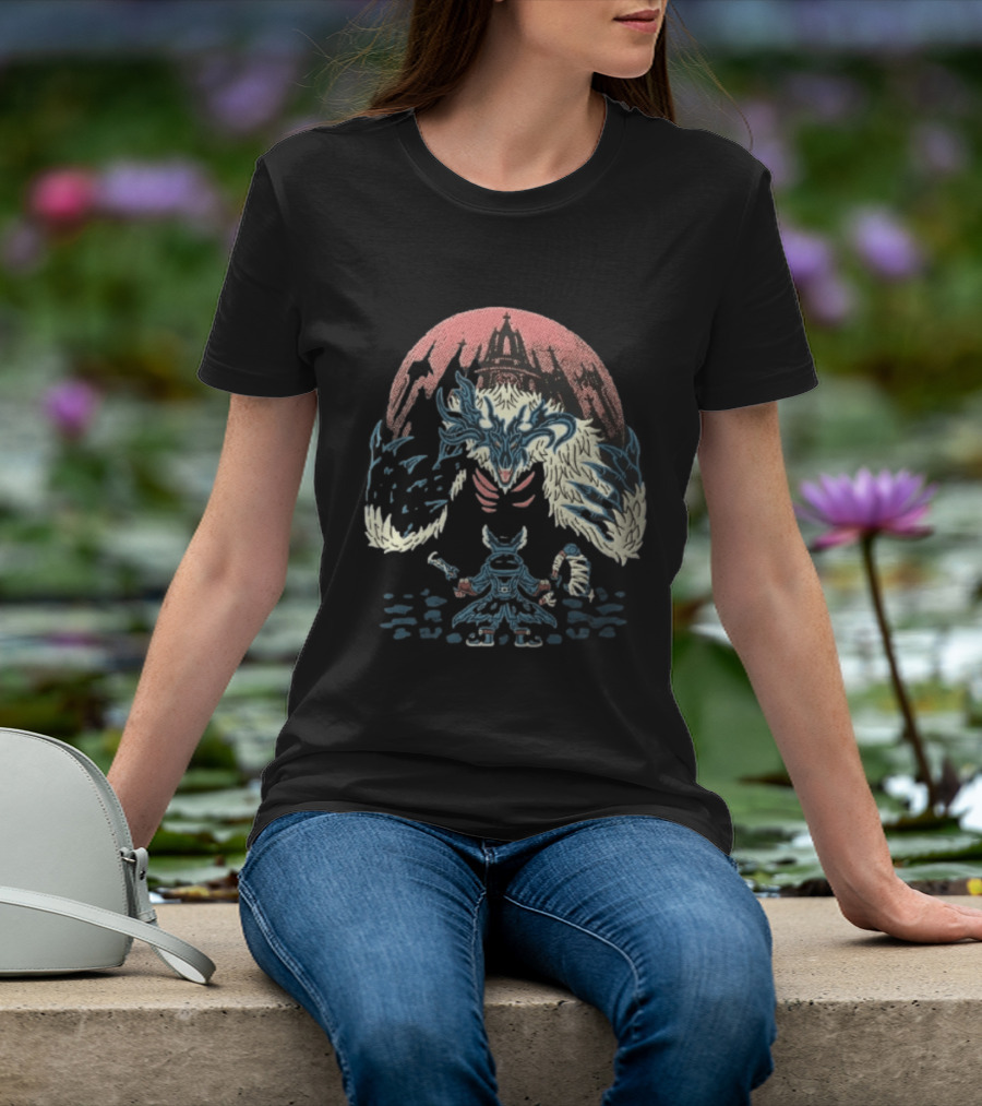 Vicar Amelia Hunter Confronts Beast At Gothic Cathedral T-Shirt