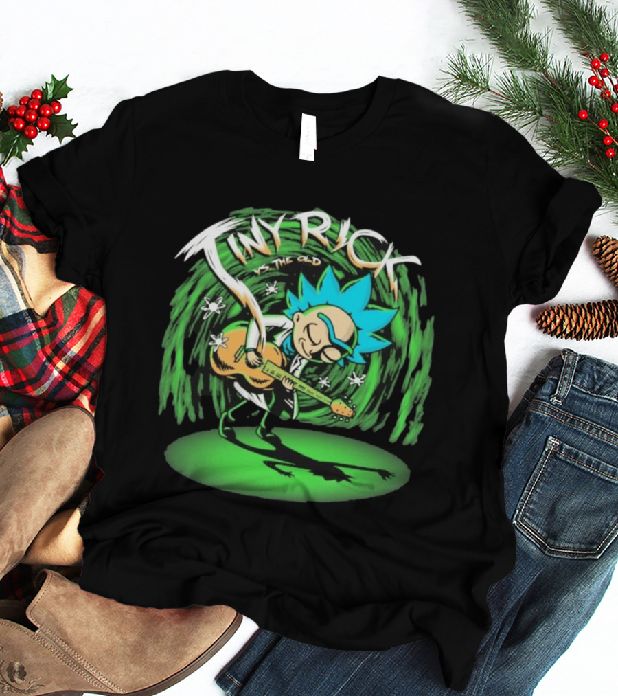 Tiny Rick Vs The Old Guitar Jam Session T-Shirt