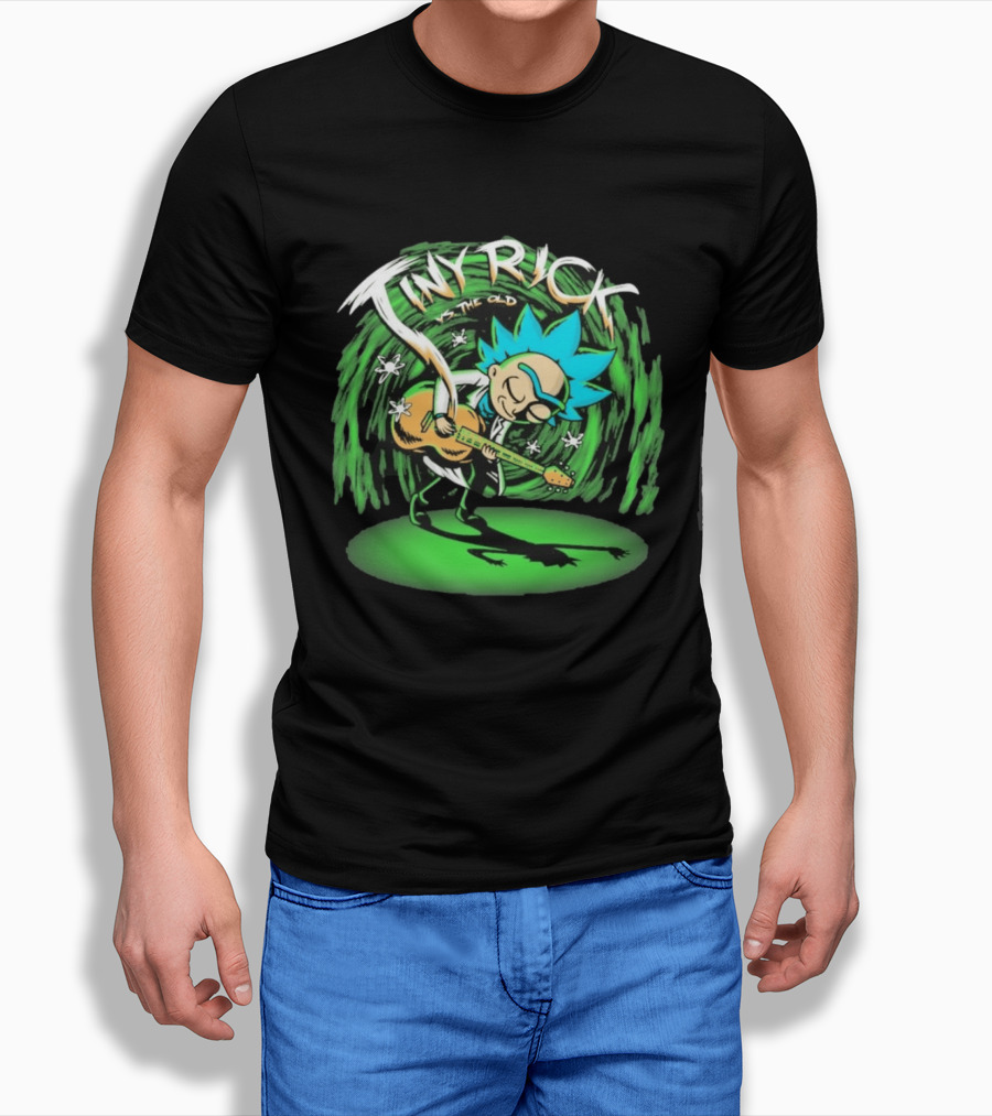 Tiny Rick Vs The Old Guitar Jam Session T-Shirt