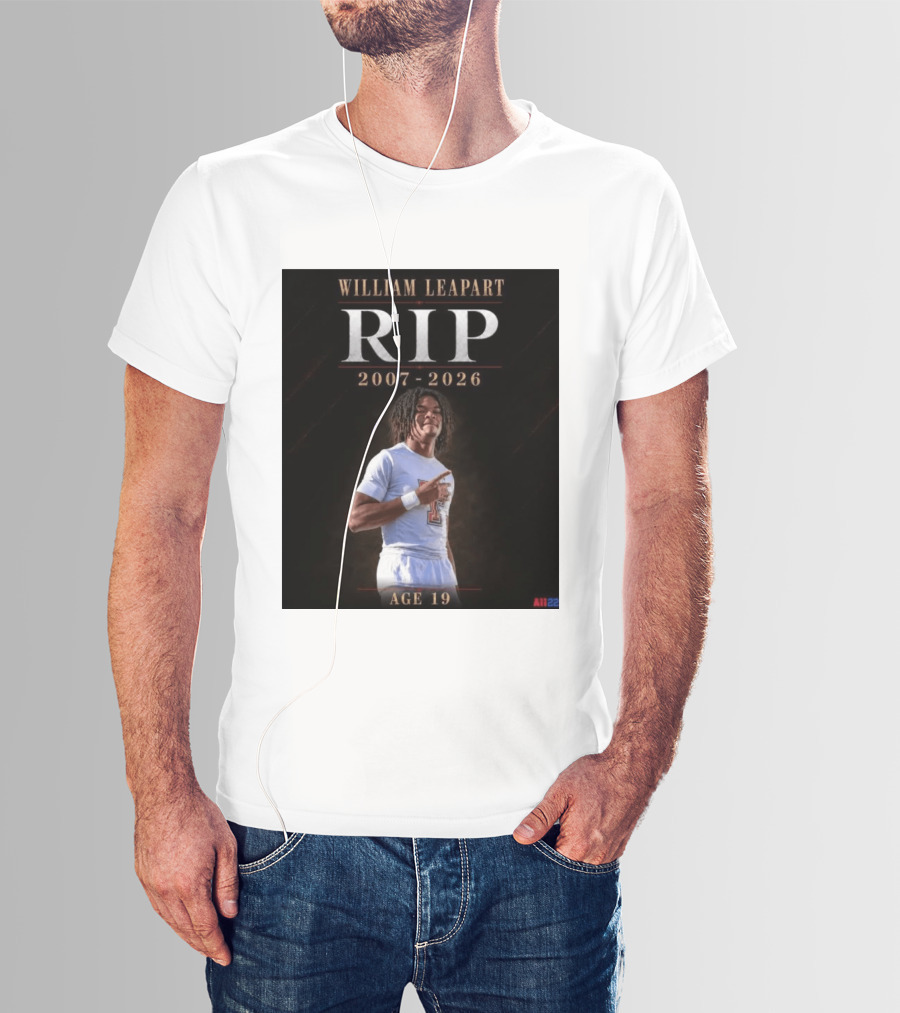 William Leapart RIP 2007 2026 Age 19 T-Shirt