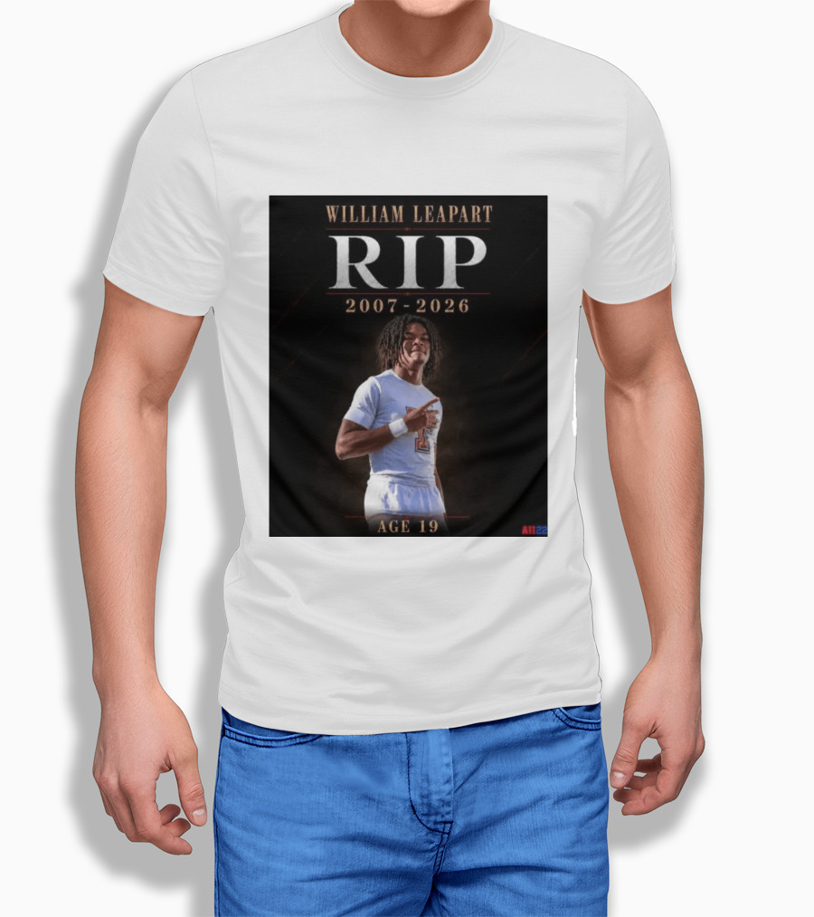 William Leapart RIP 2007 2026 Age 19 T-Shirt