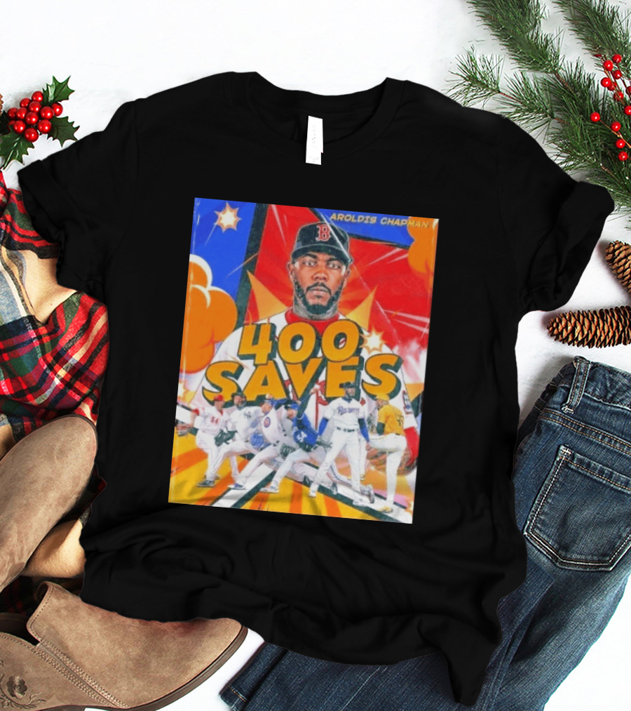 Aroldis Chapman MLB 400 Saves Record Pitcher Highlights T-Shirt