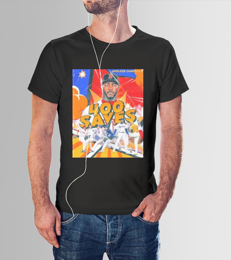 Aroldis Chapman MLB 400 Saves Record Pitcher Highlights T-Shirt