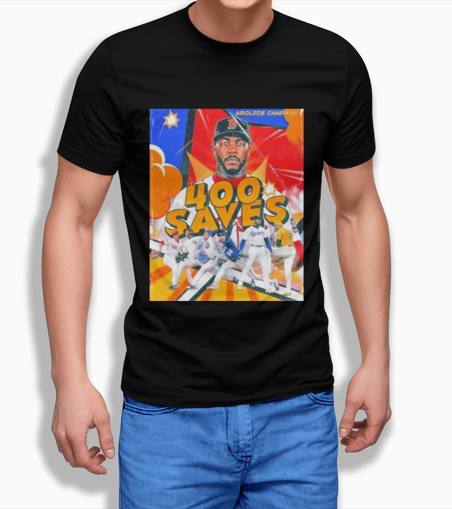 Aroldis Chapman MLB 400 Saves Record Pitcher Highlights T-Shirt