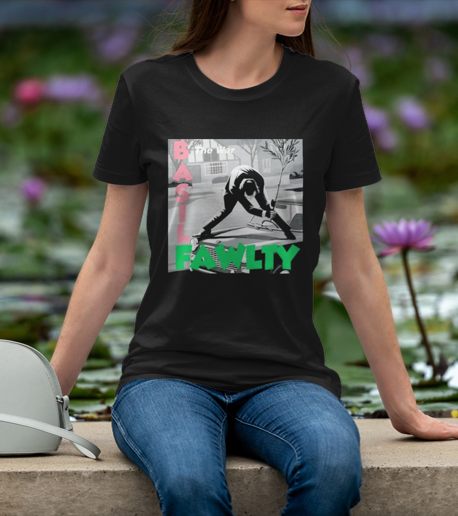 Basil Fawlty The War John Cleese British Comedy Iconic Scene T-Shirt