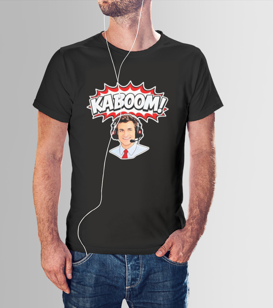Kaboom Sports Broadcaster Jim Nantz CBS T-Shirt