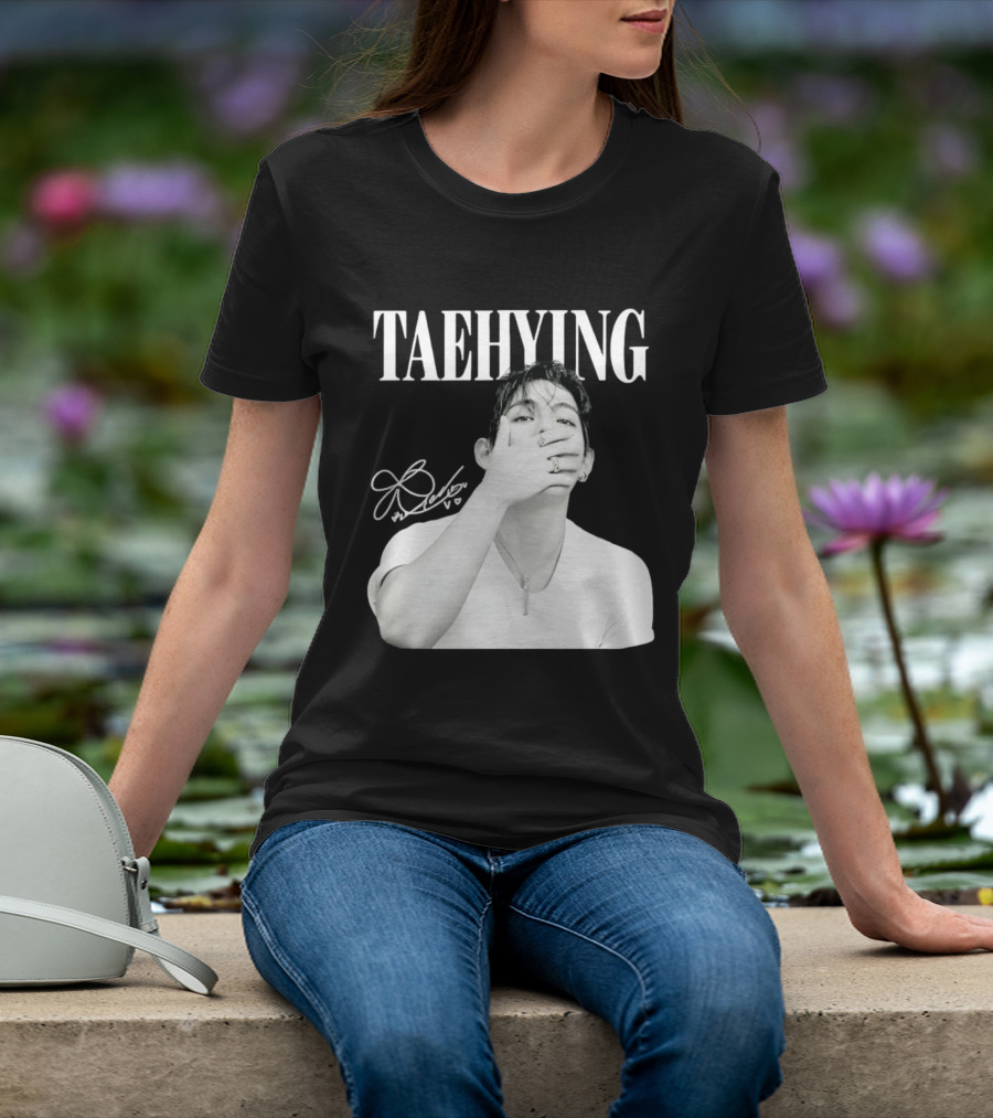 TAEHYUNG BTS V K Pop Fashion Style Signature T-Shirt