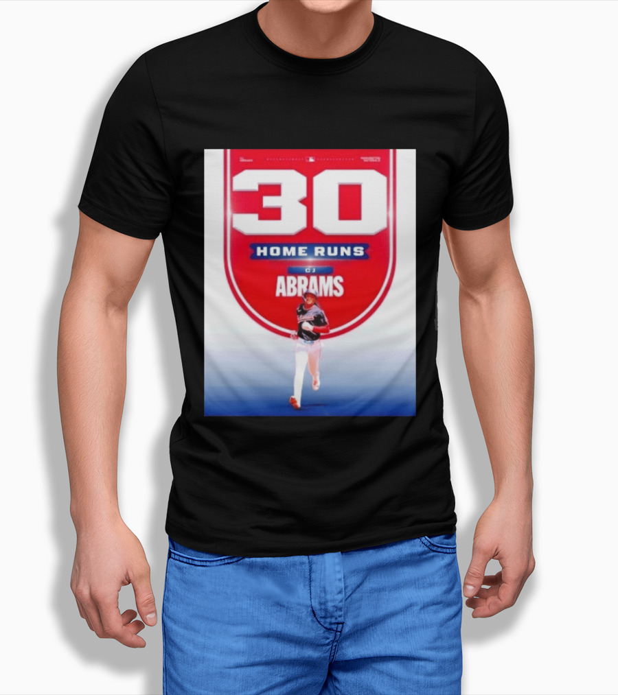 30 Home Runs CJ Abrams Washington Nationals T-Shirt