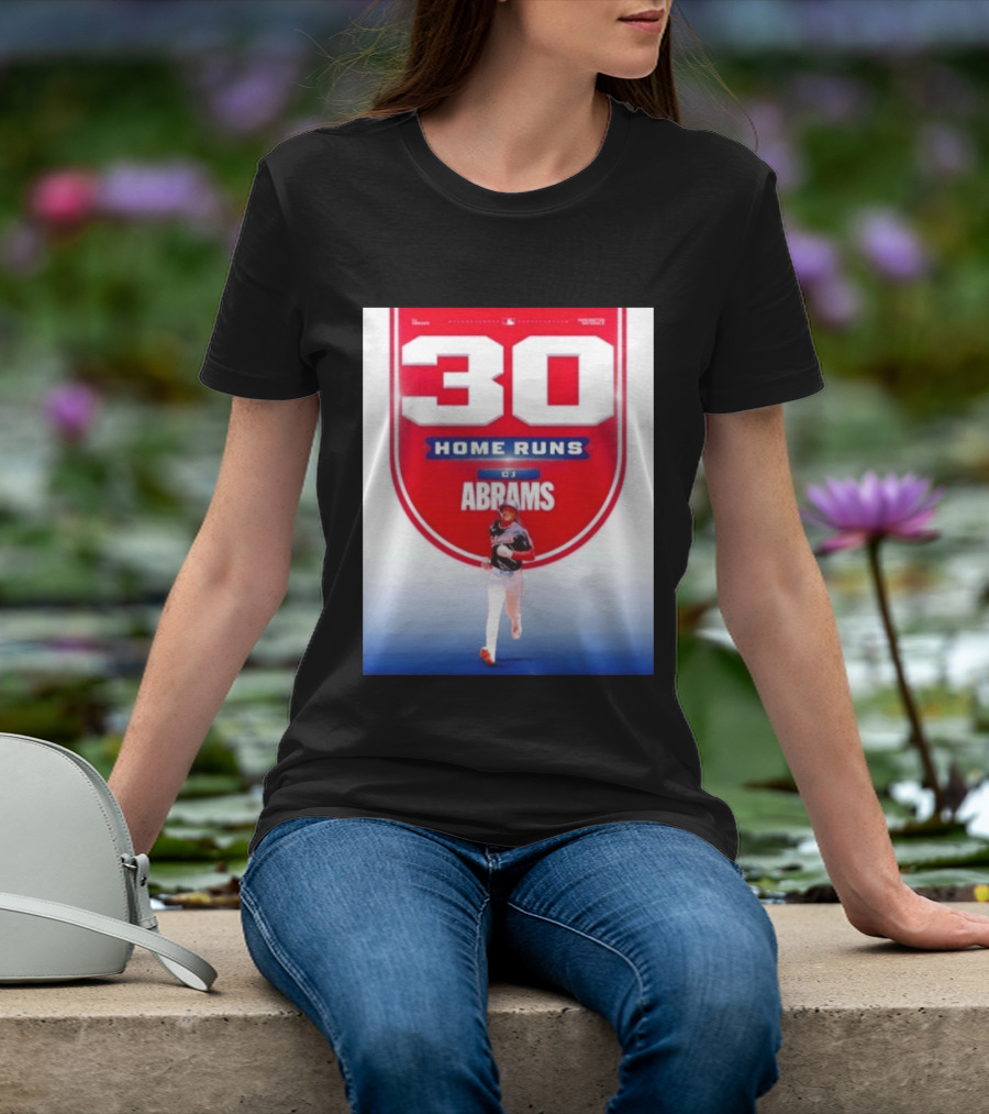 30 Home Runs CJ Abrams Washington Nationals T-Shirt