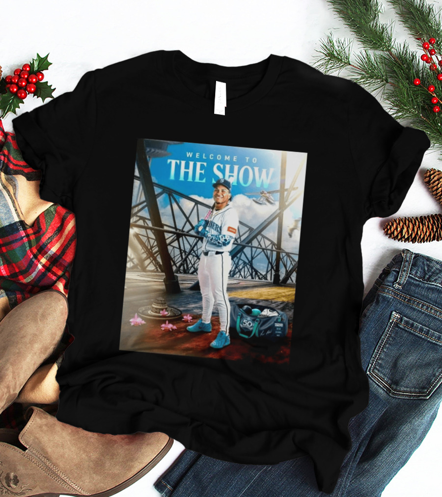 Welcome To The Show Michael Arroyo Mariners 50th Anniversary Baseball T-Shirt