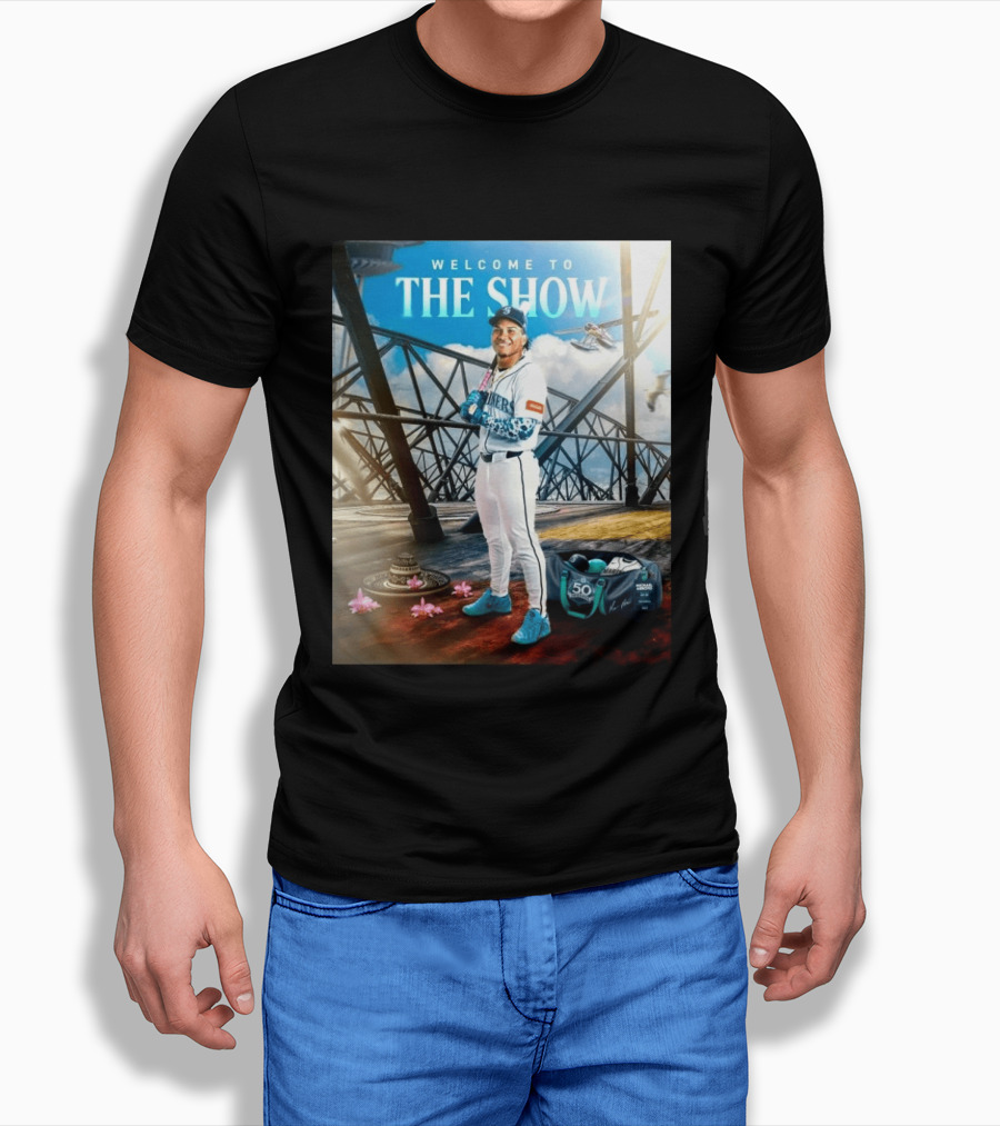 Welcome To The Show Michael Arroyo Mariners 50th Anniversary Baseball T-Shirt