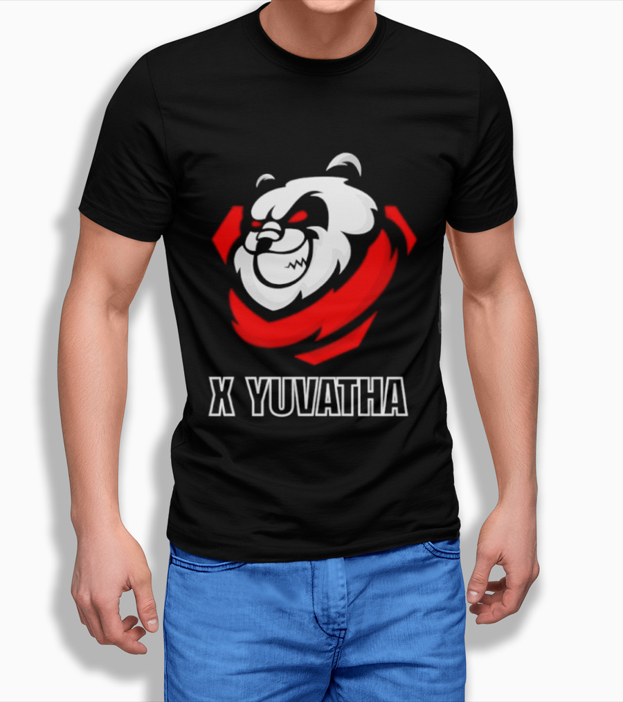 X Yuvatha Panda Gaming Esports T-Shirt