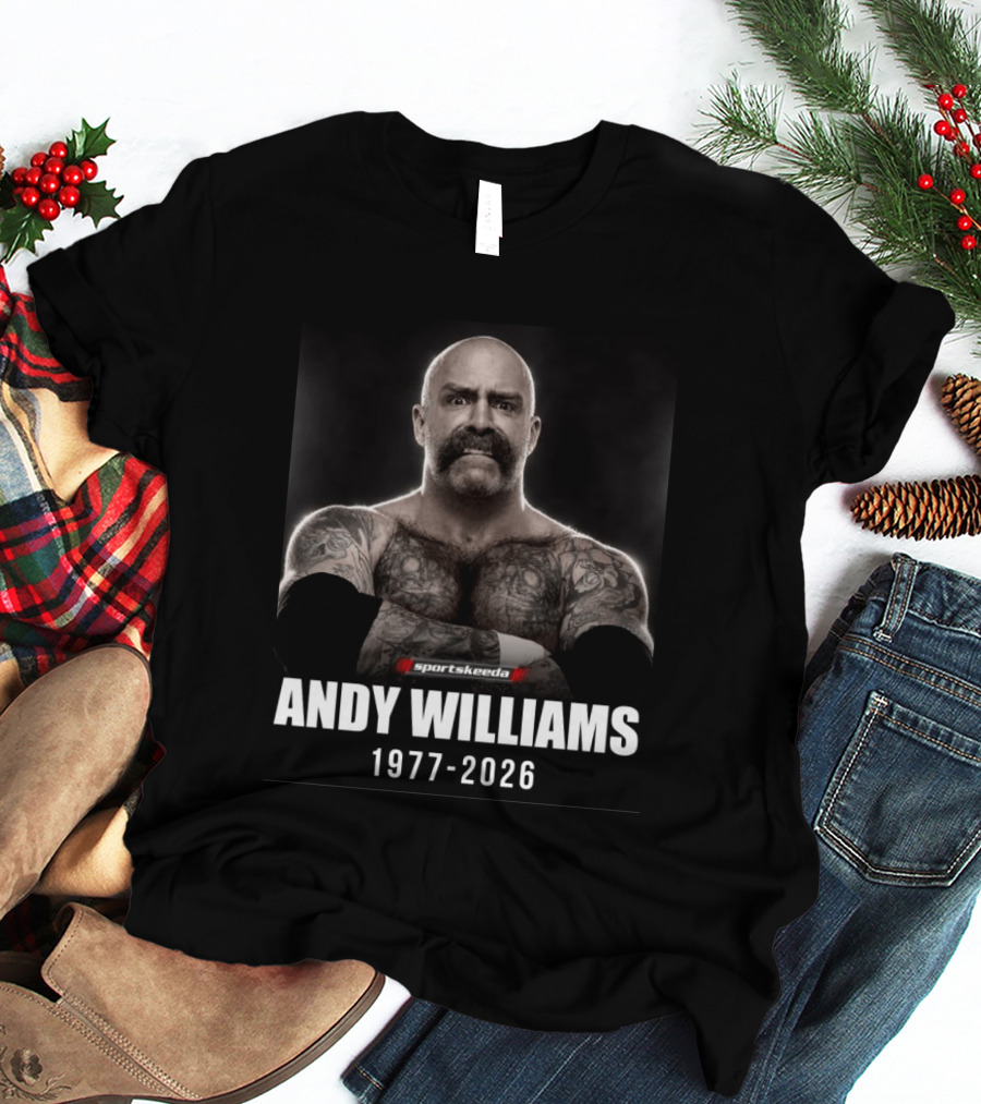 Rip Sportskeeda Andy Williams 1977 2026 T-Shirt