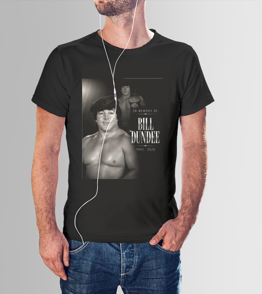 In Memory Of Bill Dundee 1943 2026 Wrestling Legend T-Shirt
