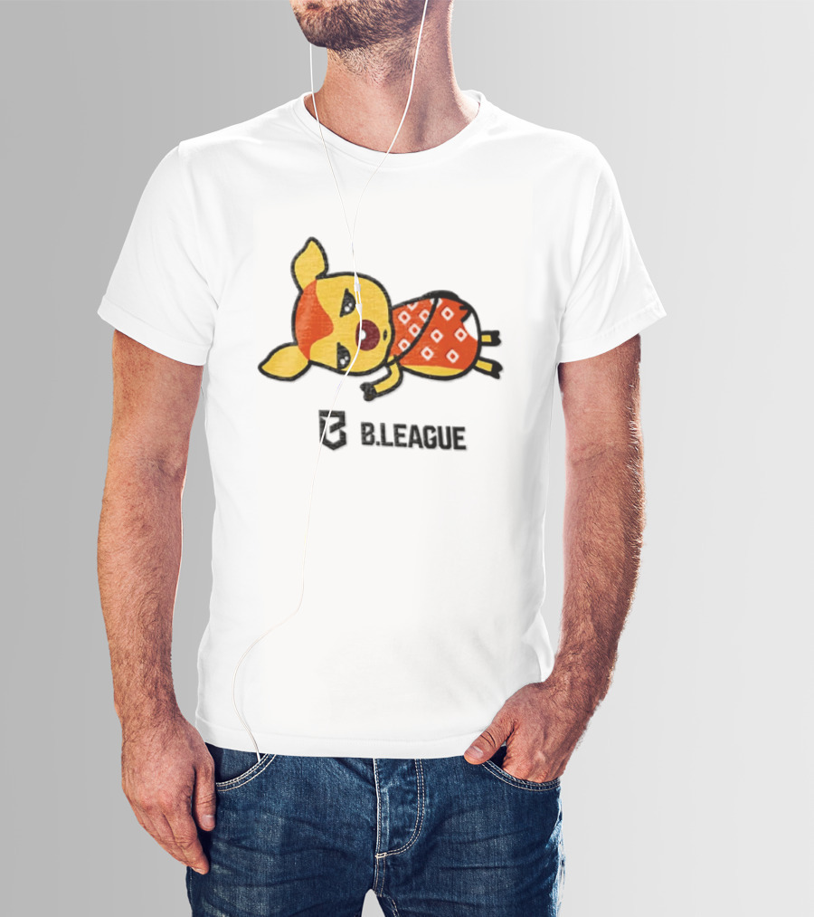 Fauna Animal Crossing Sleeping Character B.LEAGUE T-Shirt