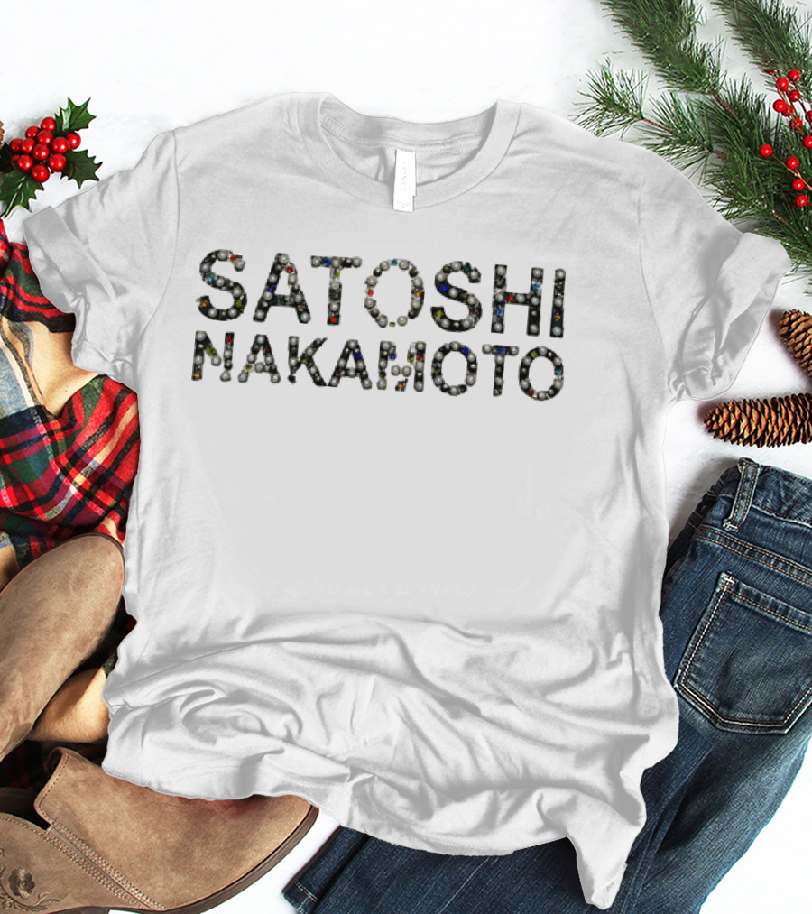Justin Jefferson Satoshi Nakamoto NFL Cryptocurrency Football Fusion T-Shirt