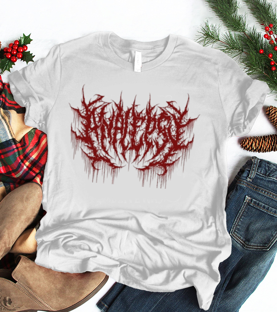 Miasma Records Analepsy Red Drip Graphic Exclusive T-Shirt