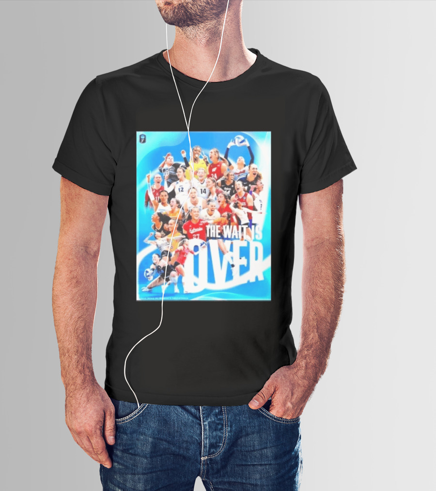 2026 NCAA DI Women's Volleyball Championship The Wait Is Over T-Shirt