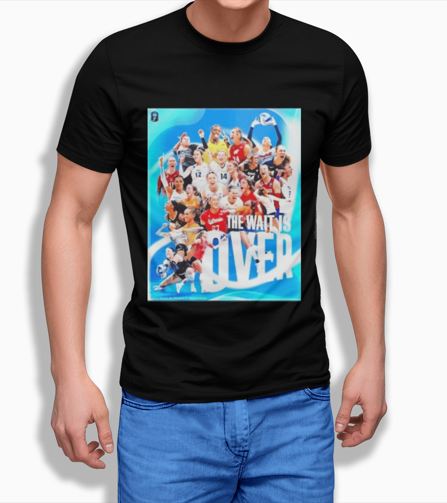 2026 NCAA DI Women's Volleyball Championship The Wait Is Over T-Shirt