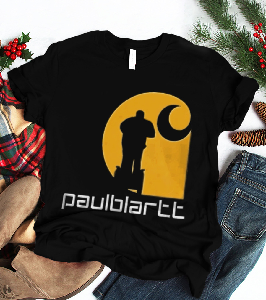 Paulblartt Security Guard Segway Yellow Swirl T-Shirt