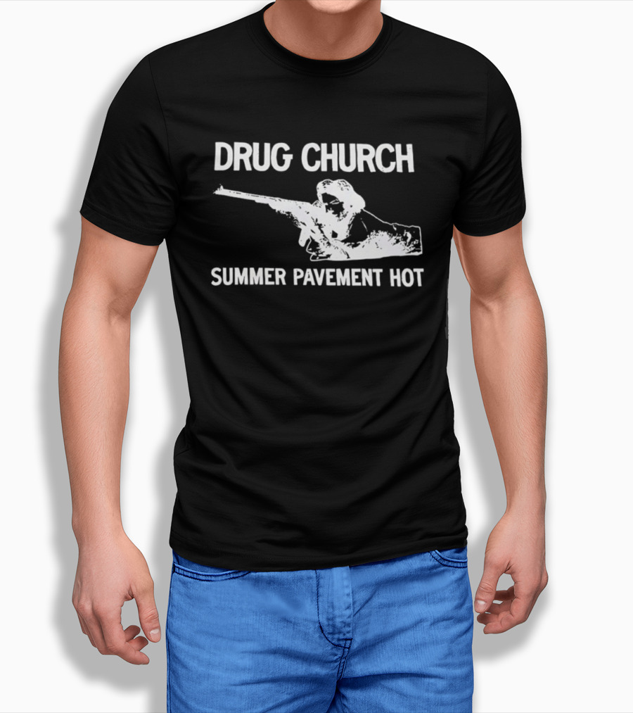 Drug Church Summer Pavement Hot Sniper Hardcore Punk T-Shirt